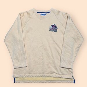 Vintage Saint Anthony Friars Y2K High School Basketball Crewneck Medium Yellow